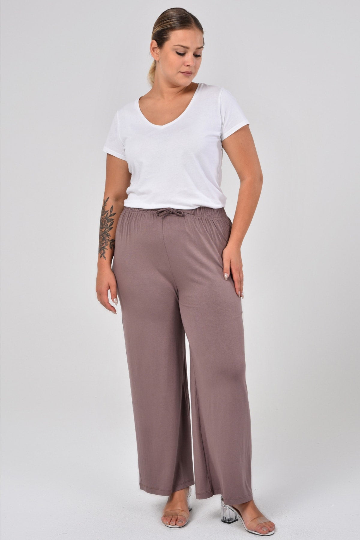 بنطال tarzımsüper لون بني