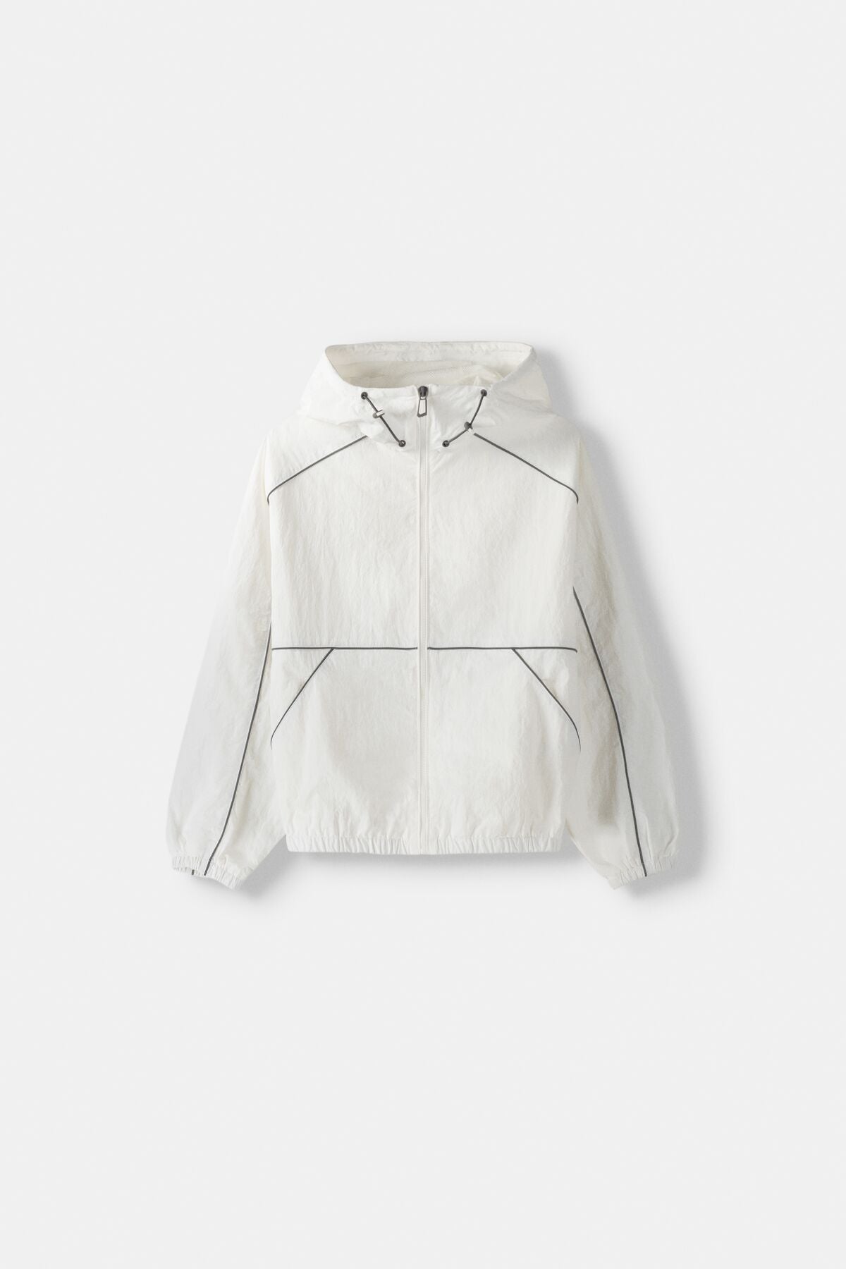 جاكيت Bershka لون أبيض