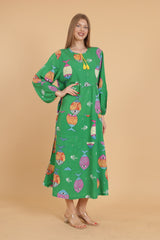 فستان mervemoda لون أخضر