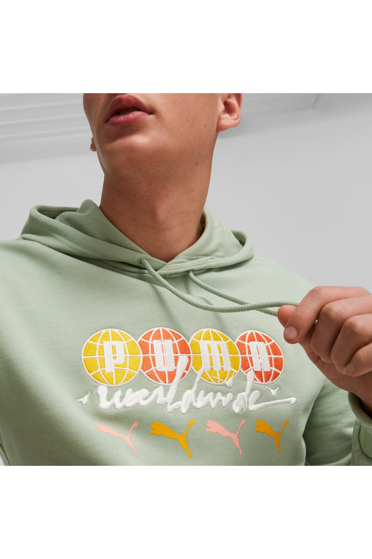 هودي Puma لون أخضر