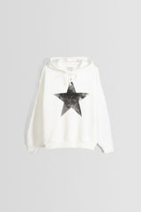 هودي Bershka لون أحمر