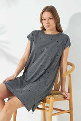 قميص النوم Siyah İnci لون رمادي