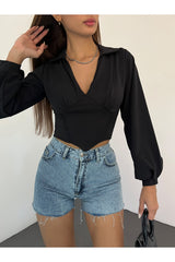 بلوزة Fav Style لون أسود