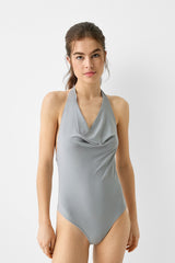 جسم Bershka لون رمادي