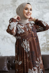 فستان InStyle لون بني