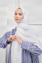 شال ARMANDA لون أبيض