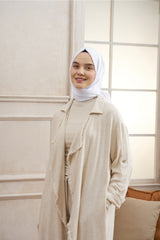 شال ARMANDA لون أبيض