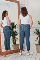 بنطال Rmg لون أزرق غامق