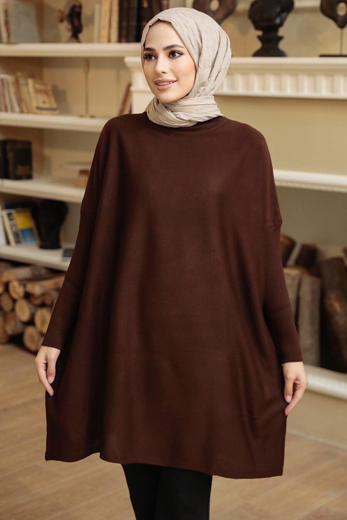المعطف Neva Style لون بني