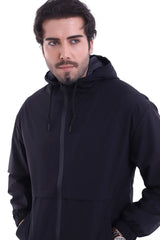 معطف واق من المطر & الرياح GAREN لون أسود