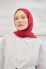 شال ARMANDA لون أحمر