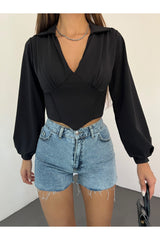 بلوزة Fav Style لون أسود