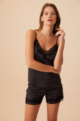 طقم بيجاما Suwen لون أسود