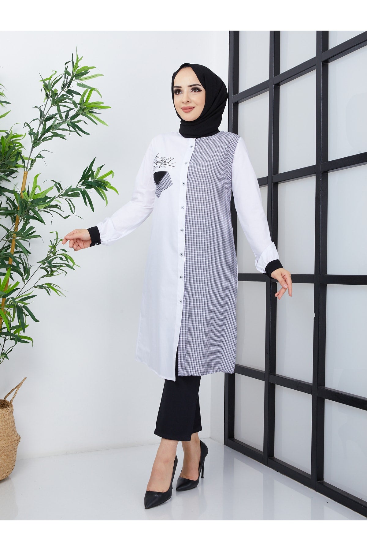 تونيك BELLİNA لون أبيض