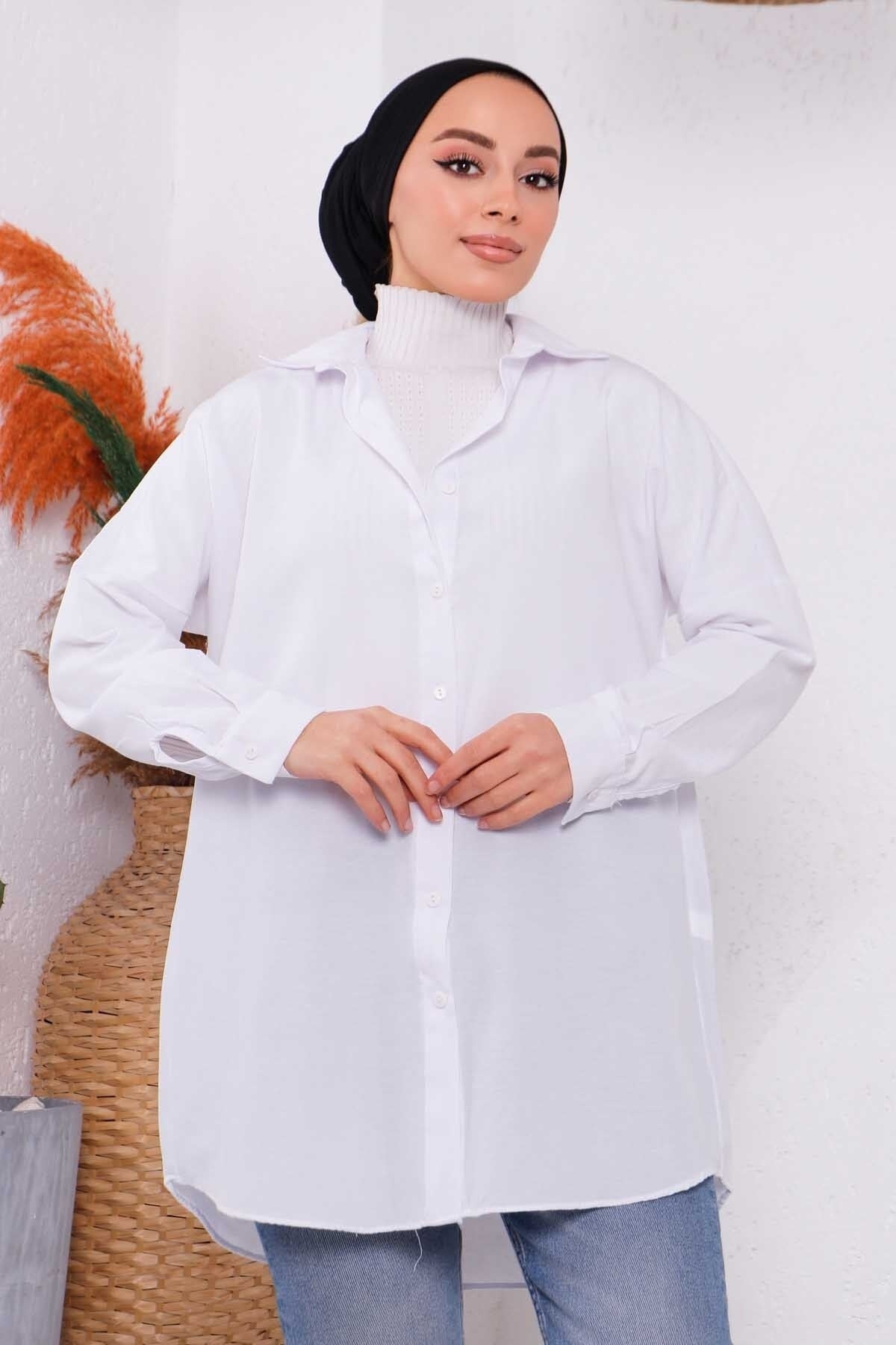 قميص İmajButik لون أبيض