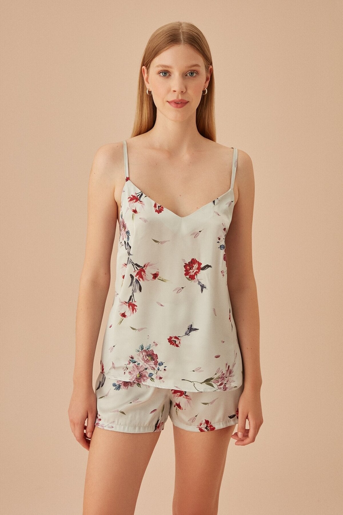 طقم بيجاما Suwen لون رمادي