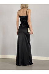 فستان سهرة mafdress لون أسود