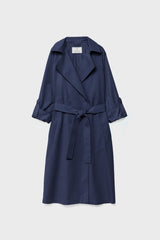 ترانشكوت Stradivarius لون أزرق غامق