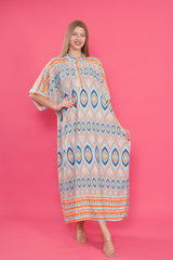 فستان mervemoda لون بني