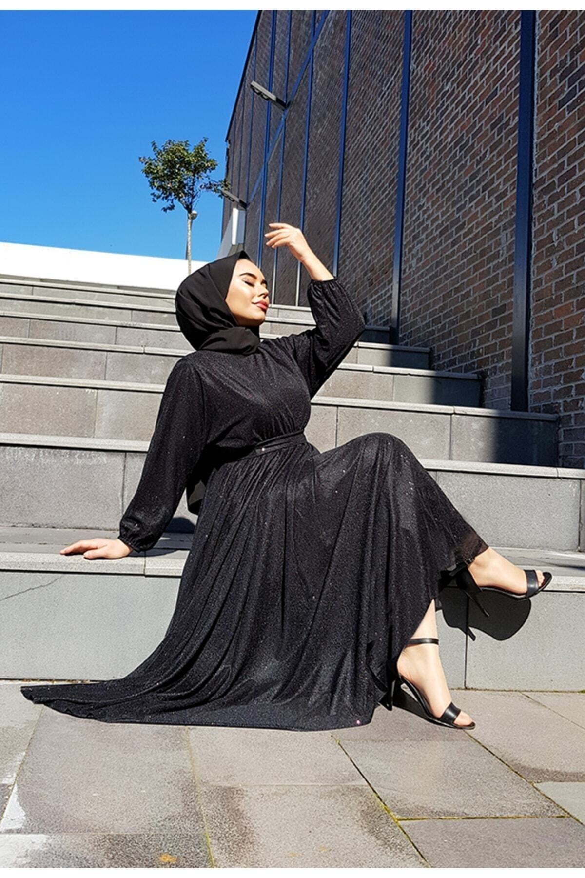 فستان للمحجبات MY DREAM لون أسود