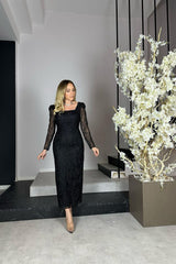 فستان سهرة gesmoda لون أسود