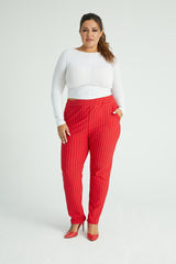 بنطال Mooi XXL لون أحمر