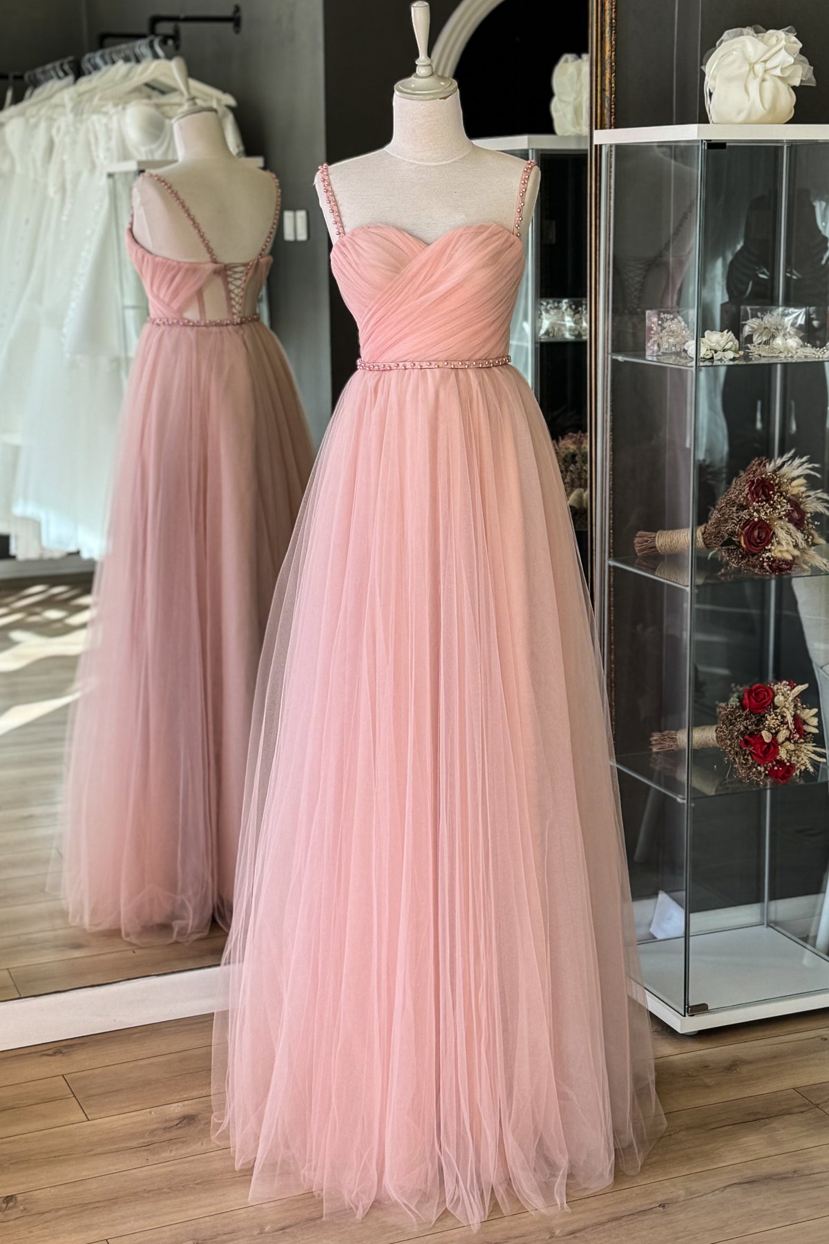فستان سهرة Lenta Moda لون زهري