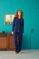 طقم بيجاما Siyah İnci لون أبيض