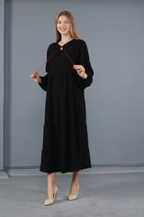 فستان mervemoda لون أسود