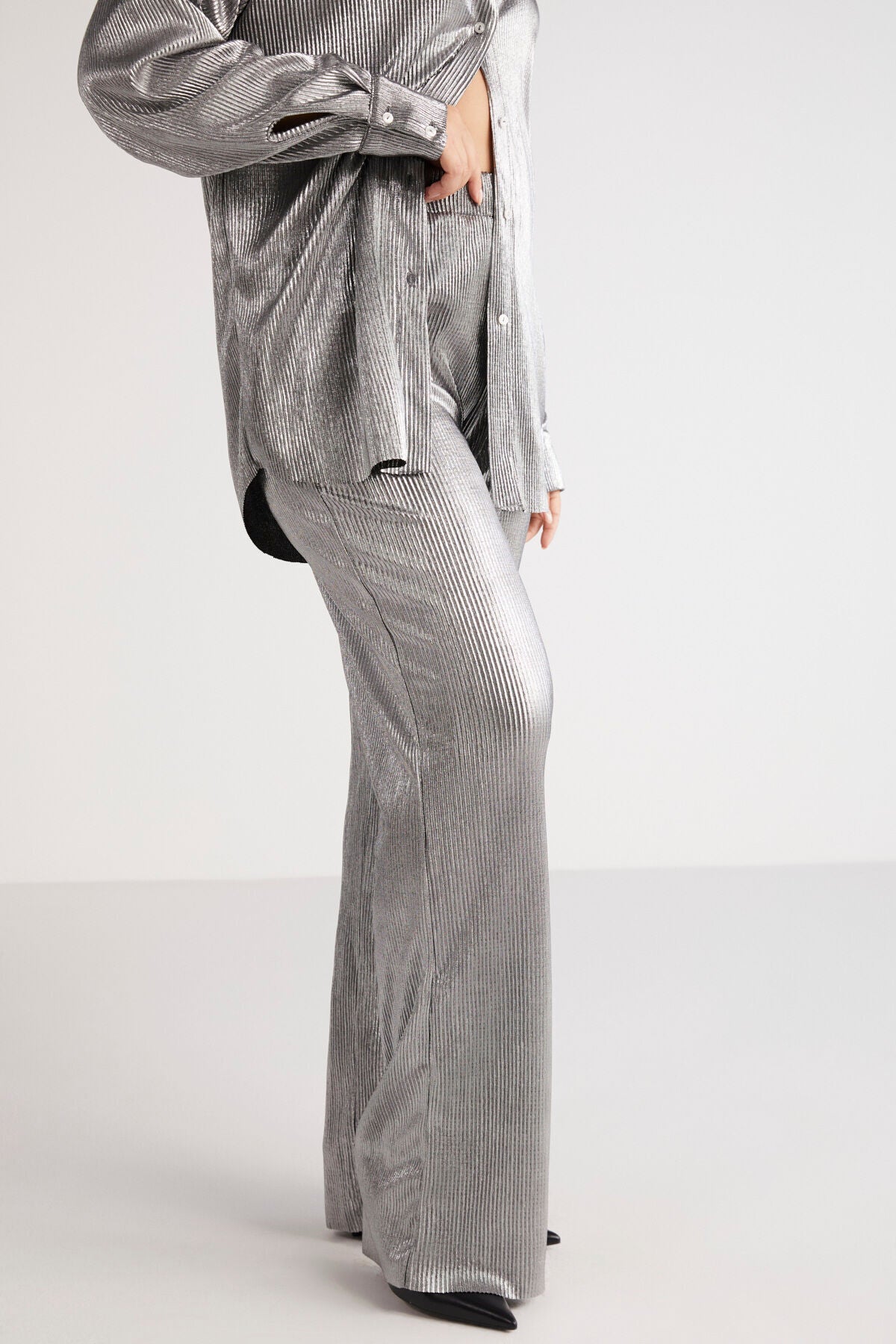 بنطال ETHIQUET لون رمادي