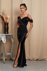فستان سهرة mafdress لون أسود