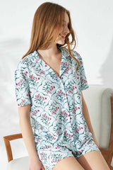 طقم بيجاما Siyah İnci لون أخضر