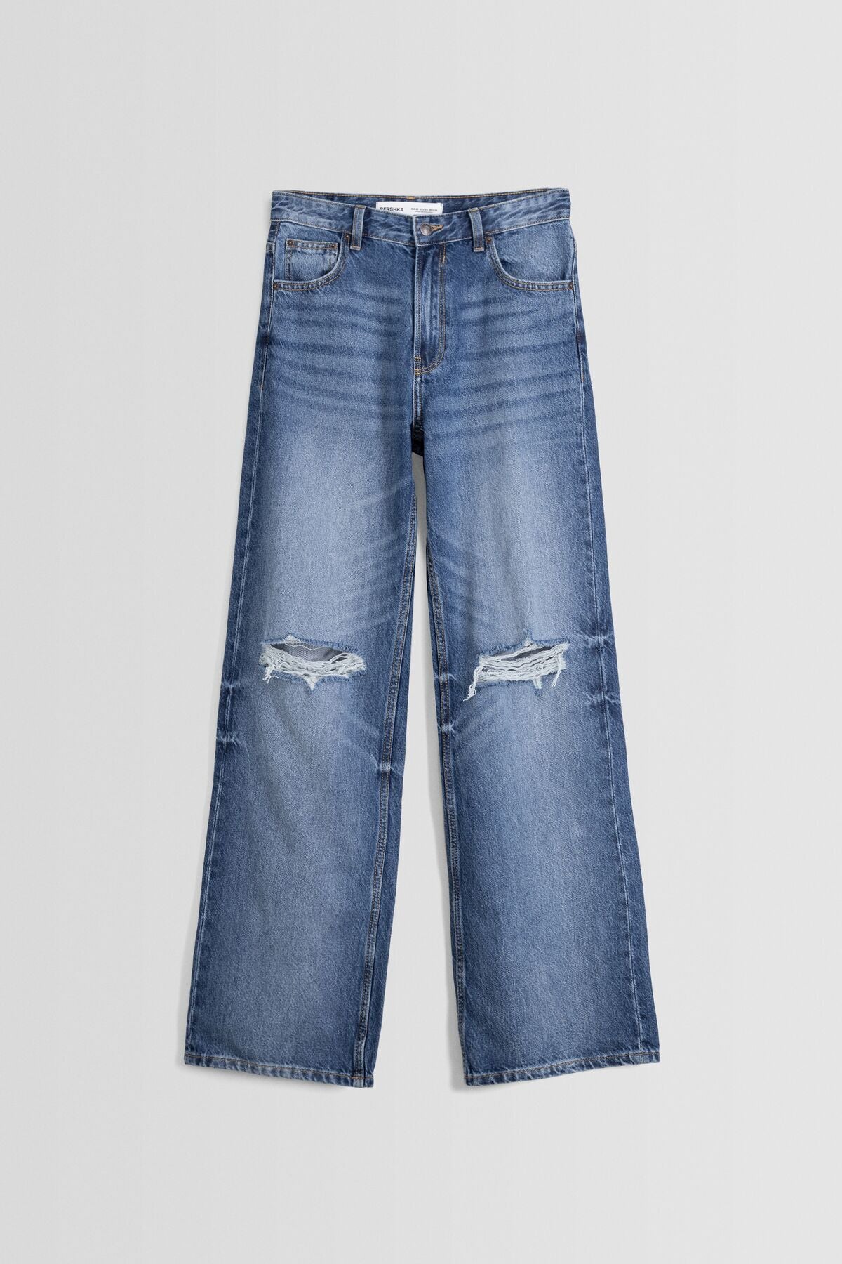 جينز Bershka لون أزرق