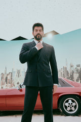 بدلة Altınyıldız Classics لون أزرق غامق