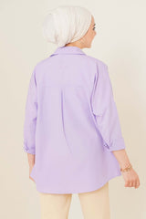 قميص asilmoda لون بنفسجي