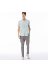 بنطال Lacoste لون رمادي