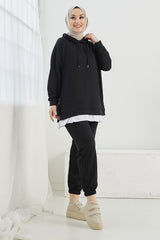 طقم رياضي InStyle لون أسود