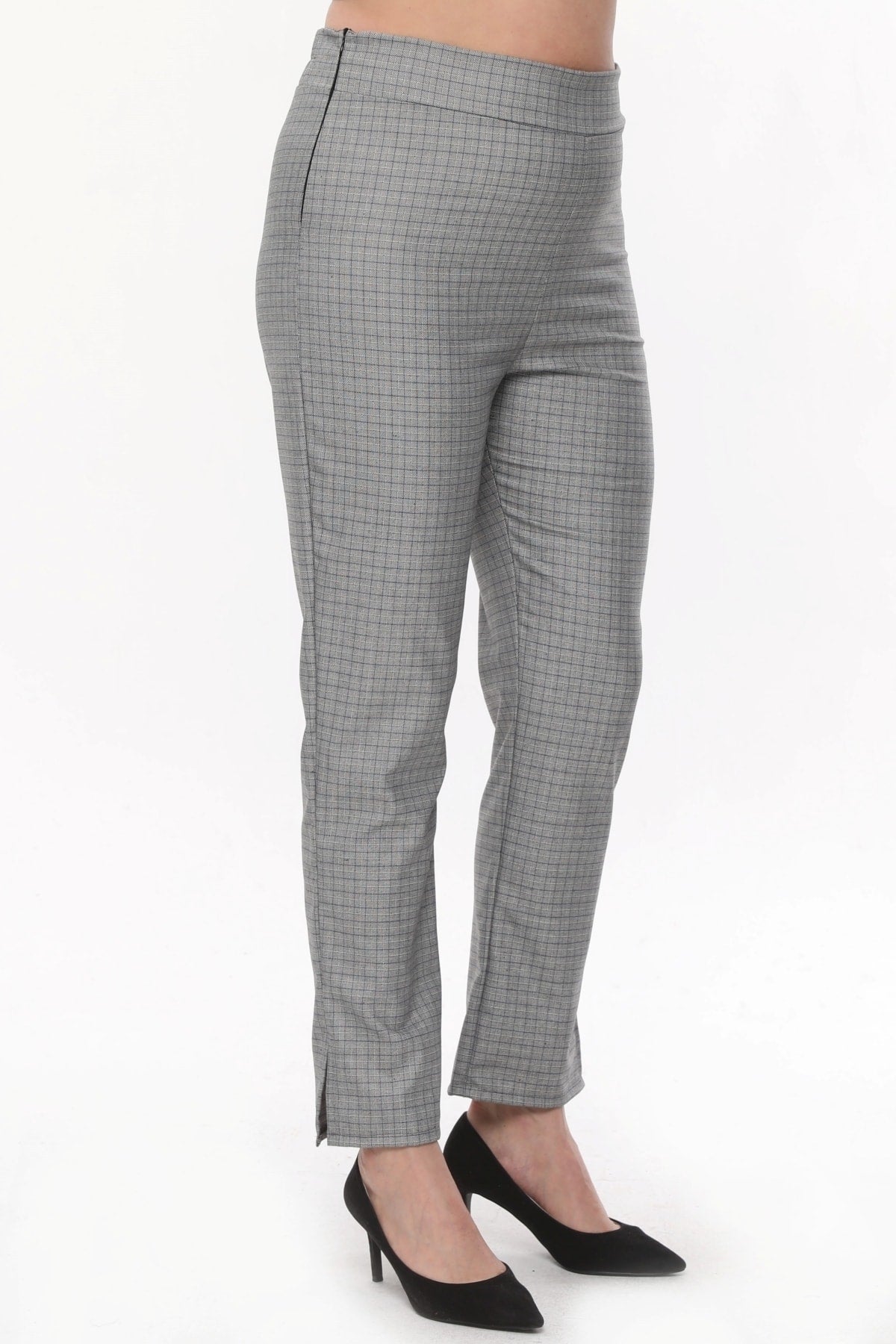 بنطال Curvy Trend لون رمادي