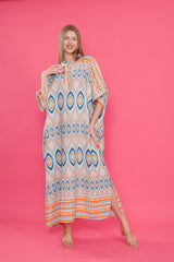 فستان mervemoda لون بني