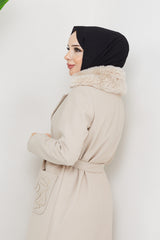 معطف BELLİNA لون بيج