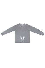 طقم بيجاما Suwen لون رمادي