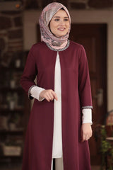 طقم Amine Hüma لون بنفسجي
