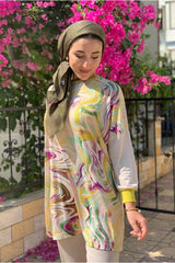 طقم رياضي Moda Rosa لون أخضر