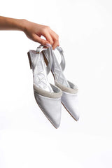 باليرينا CİMİLİSHOES لون فضي