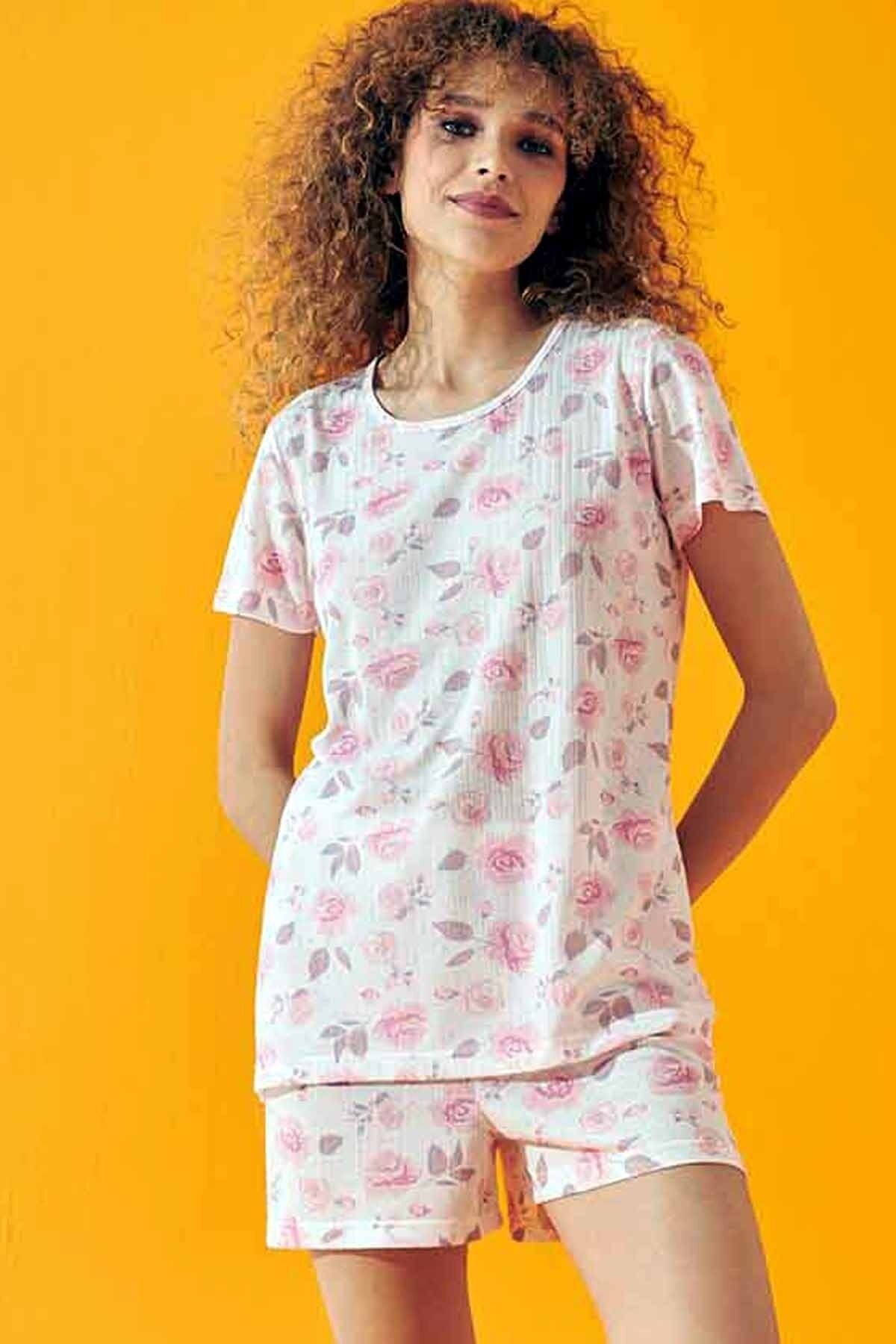 طقم بيجاما Siyah İnci لون زهري