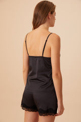 طقم بيجاما Suwen لون أسود