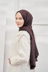 شال ARMANDA لون بني
