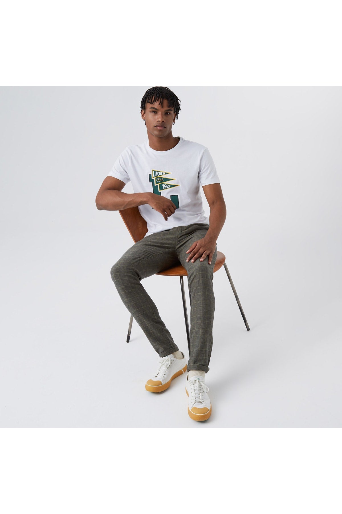 بنطال Lacoste لون أخضر