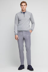 كنزة BROOKS BROTHERS لون رمادي