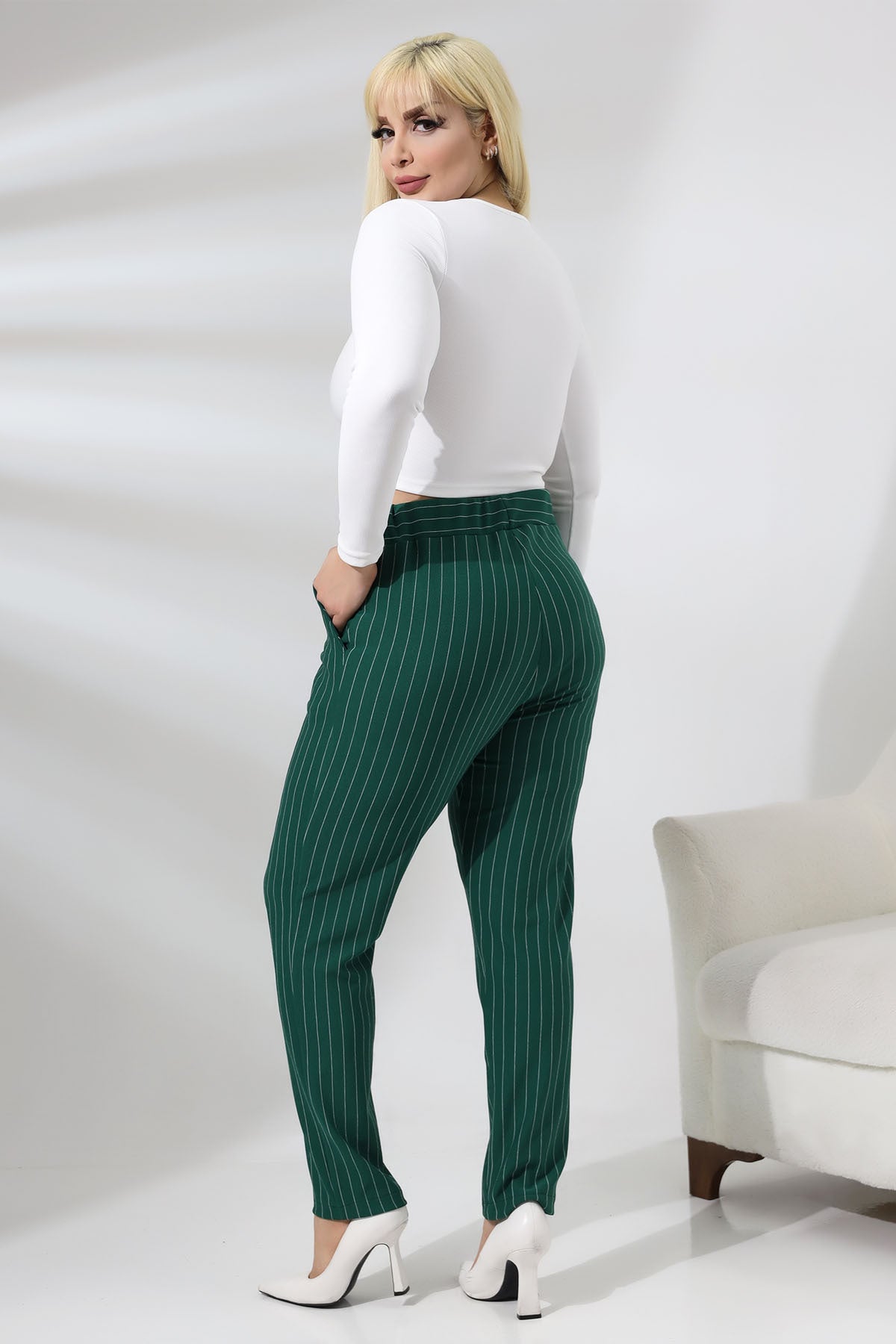 بنطال Mooi XXL لون أخضر